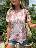 Full Back Coverage Printed Maternity Shirt - Casual Summer Style - Fanghuang
