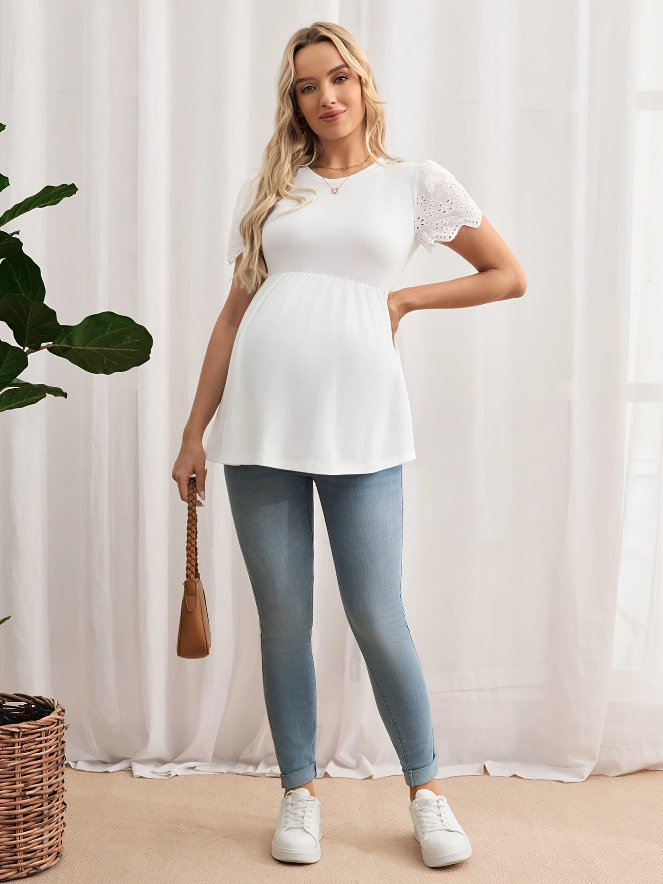 Versatile and Elegant Maternity Top for Daily Casual or Special Occasions - Summer Essentials - Fanghuang