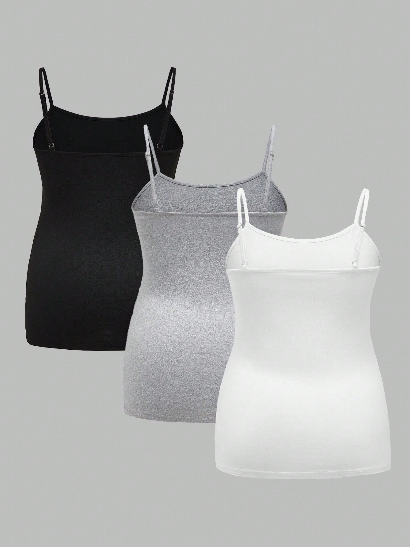 3-Pack Maternity Sleeveless T-Shirts - Casual Summer Pregnancy Activewear Camisole Tank Tops