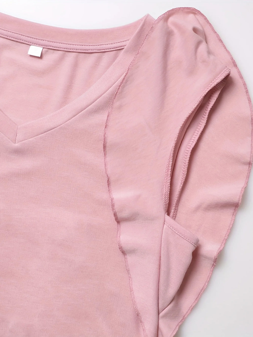 Soft Breathable Pink Fabric of Sporty Maternity Tee - Skin-friendly Activewear - Fanghuang
