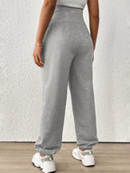Versatile Maternity Capri Joggers for Yoga, Lounging and Daily Exercise - Essential Relaxed Pregnancy Wear - Fanghuang