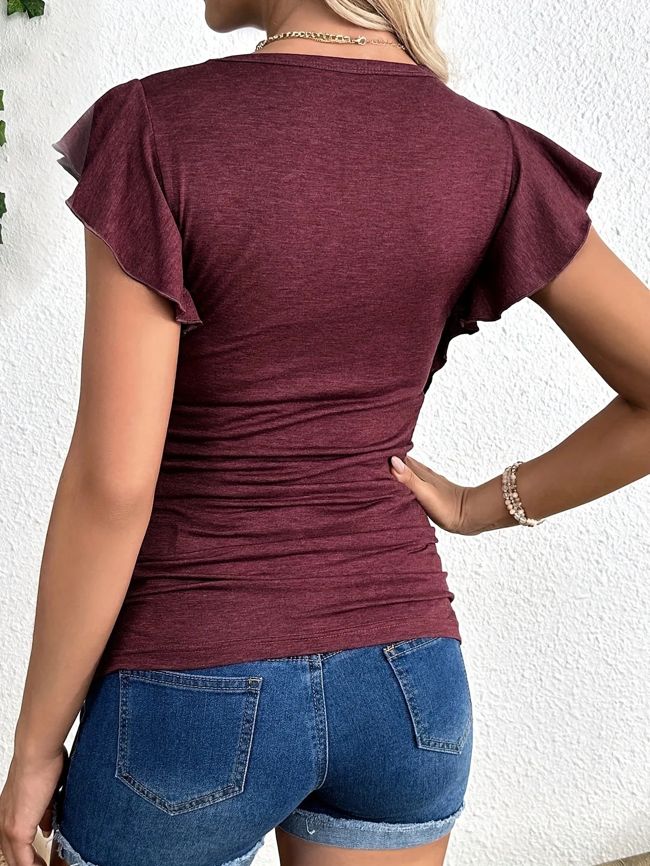 Full Back Coverage of Sleeveless Maternity Top - Essential Summer Wardrobe - Fanghuang