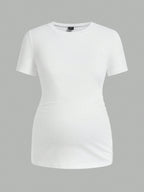 3-Pack Maternity Short Sleeve T-Shirts - Casual Summer Pregnancy Activewear Tops