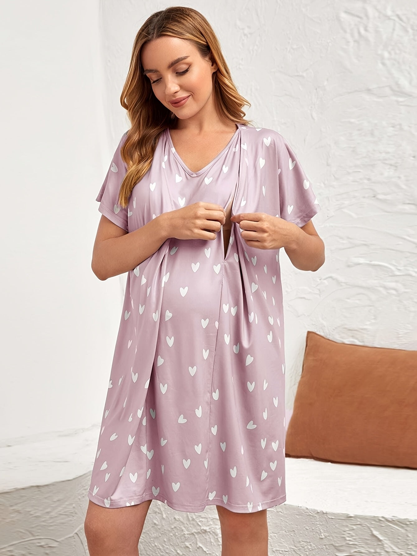 Practical Open-Front Design Suitable as a Casual Bathrobe or Hospital Gown - Fanghuang